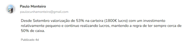 Print de depoimento de aluno da LZ Academy