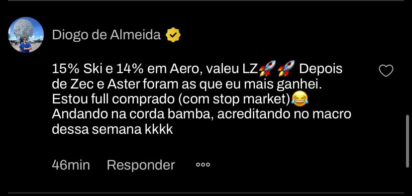 Print de depoimento de aluno da LZ Academy
