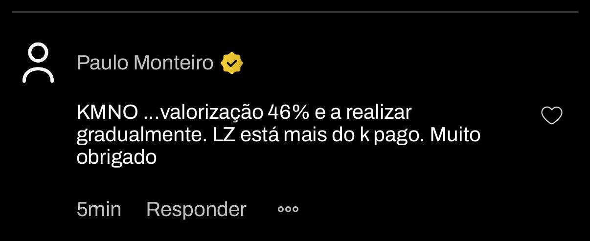 Print de depoimento de aluno da LZ Academy