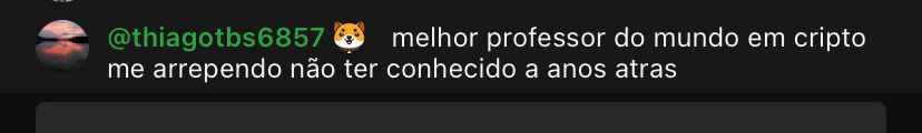Print de depoimento de aluno da LZ Academy